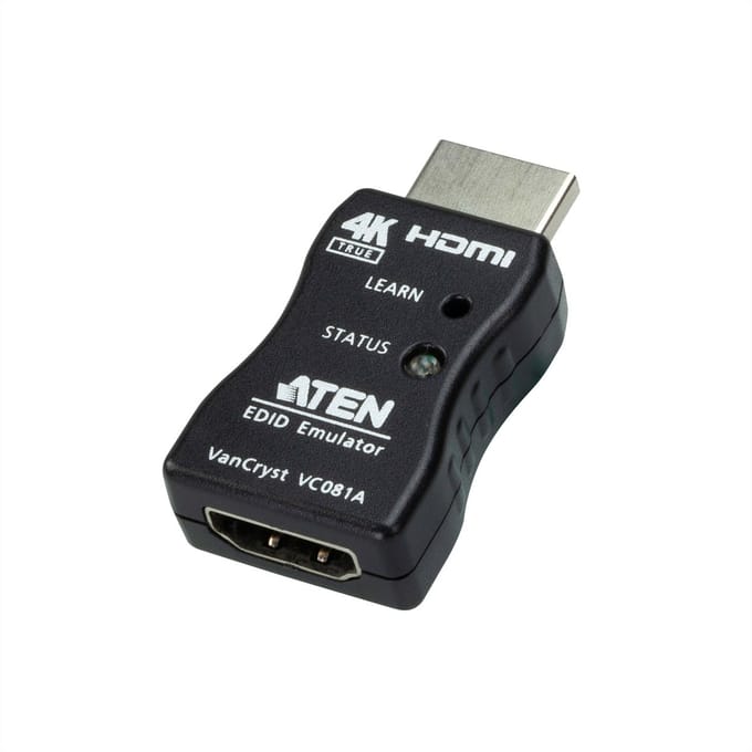 True 4K HDMI EDID-emulator-adapter | 1 stuks - VC081A-AT