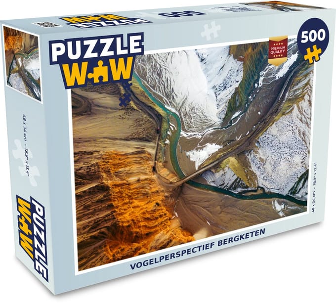 Puzzel bergketen - Legpuzzel - Puzzel 500 stukjes