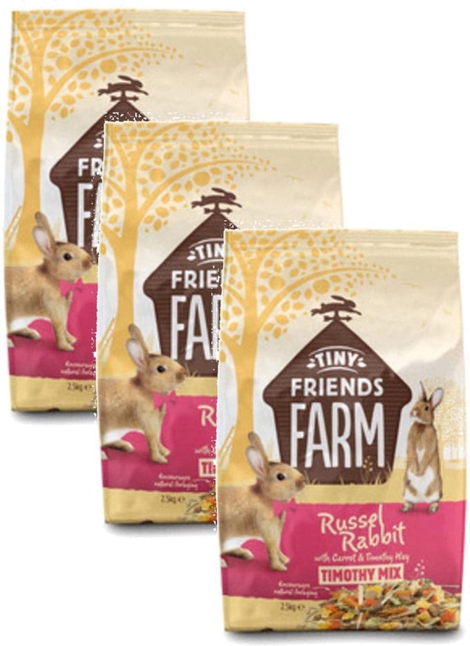 Supreme Russel Rabbit Timothy Mix - Konijnenvoer - 3 x 2.5 kg