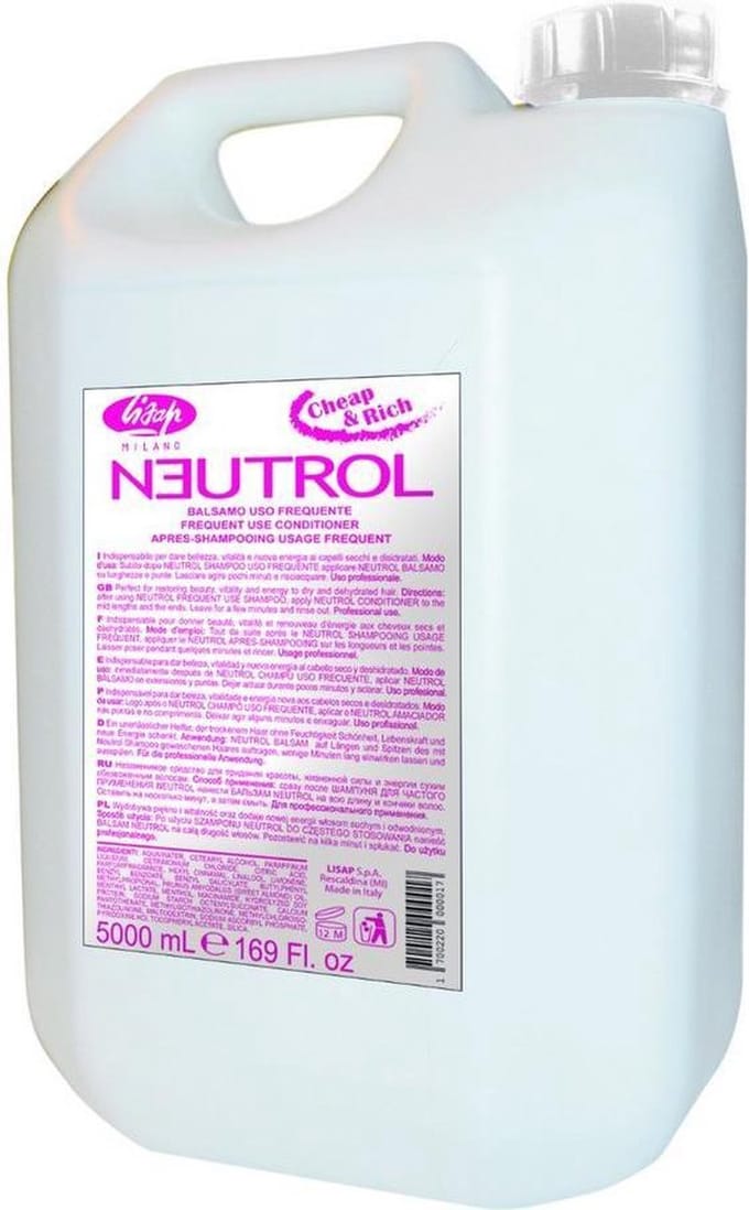Lisap Neutrol Cheap + Rich Conditioner conditioner voor droog haar 5000ml