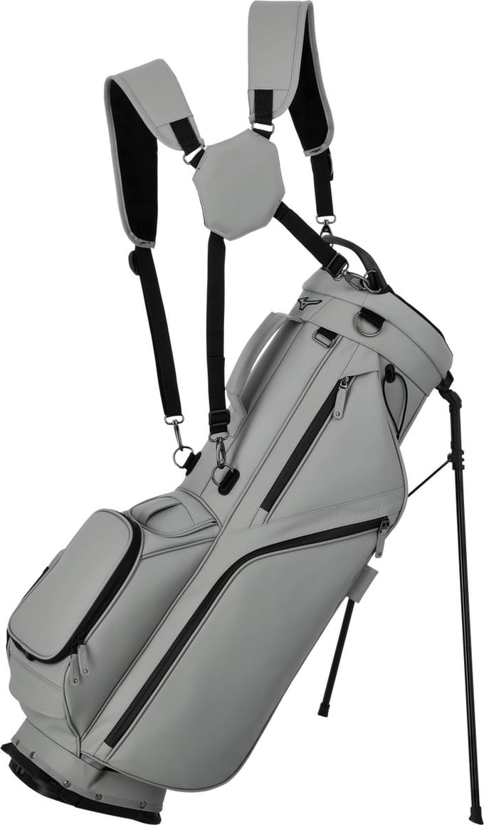 Mizuno Pro standbag - Golftas - Draagtas - Grijs