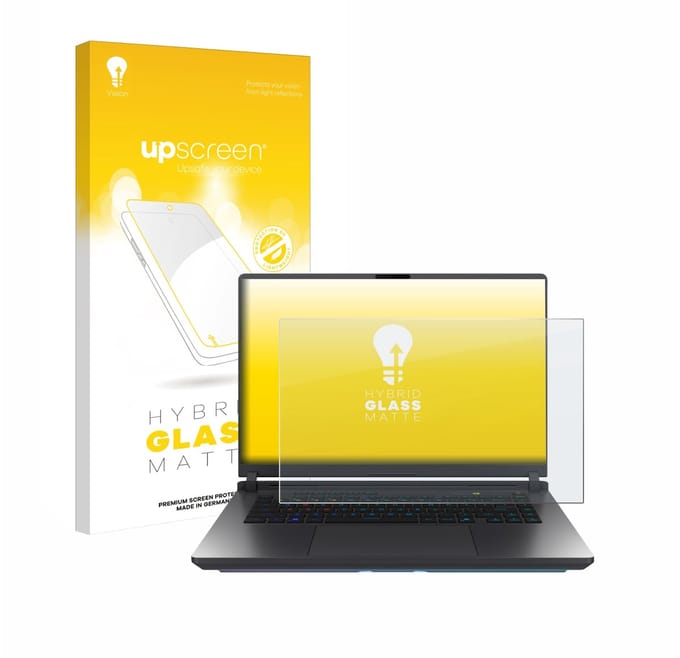 upscreen - Screenprotector voor ASUS ROG Strix G16 2025 - Folie Beschermfolie Beschermglas matte