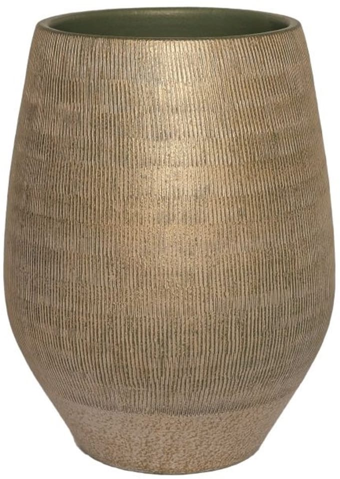 Hamar Groen Goud Ovaal 37 x 14 x 30 cm