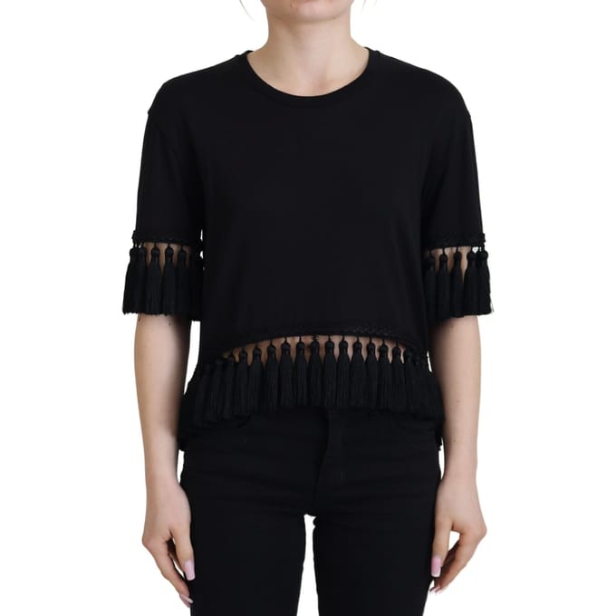 Dolce Gabbana Top met Hangende Franje