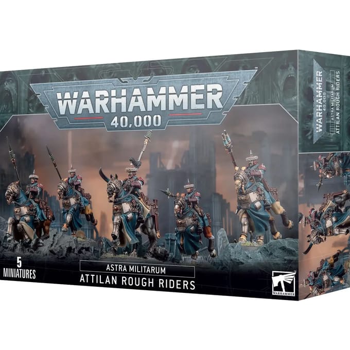 Beeldje Games Workshop Warhammer 40k - Astra Militarum Cavaliers d'Attila