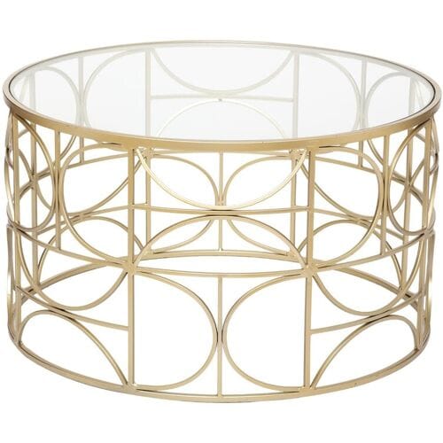 Atmosphera Artifice Salontafel - Goud, diameter 71 cm, hoogte 41 cm