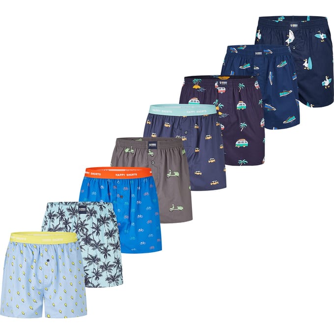 Happy Shorts Mannen Bokser Motiv Mix