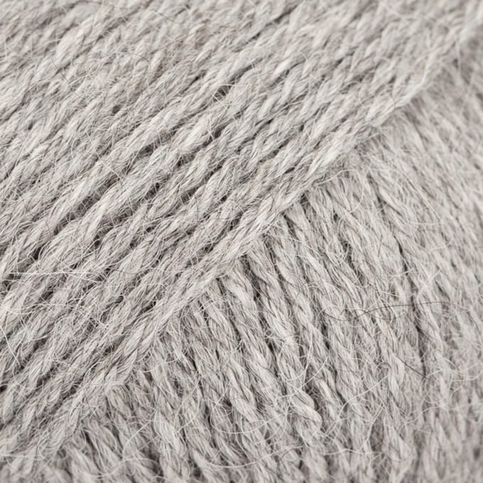 DROPS Puna Natural Mix - 06 grijs - Wol Garen