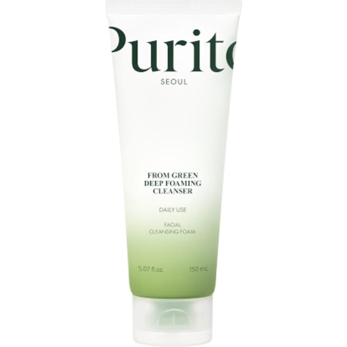 Purito, From Green Deep Foaming Cleanser, 5.07 fl oz (150 ml) gray