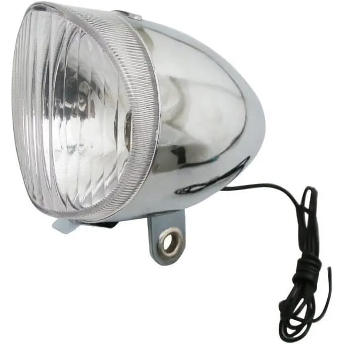 Union - Koplicht - koplamp -  Staal chroom - voor dynamo