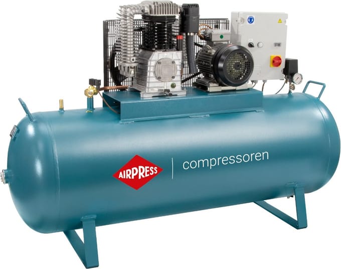 Compressor K 500-1000S 14 bar 7.5 pk/5.5 kW 481 l/min 500 l met ster-driehoekschakelaar