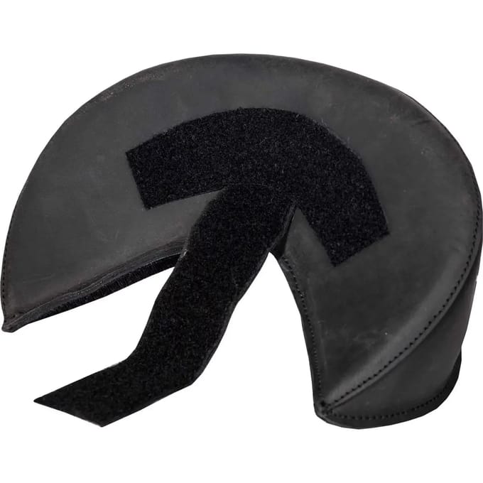 Leren rugsteun met klittenband Edix Saddles Cantle Nubuck