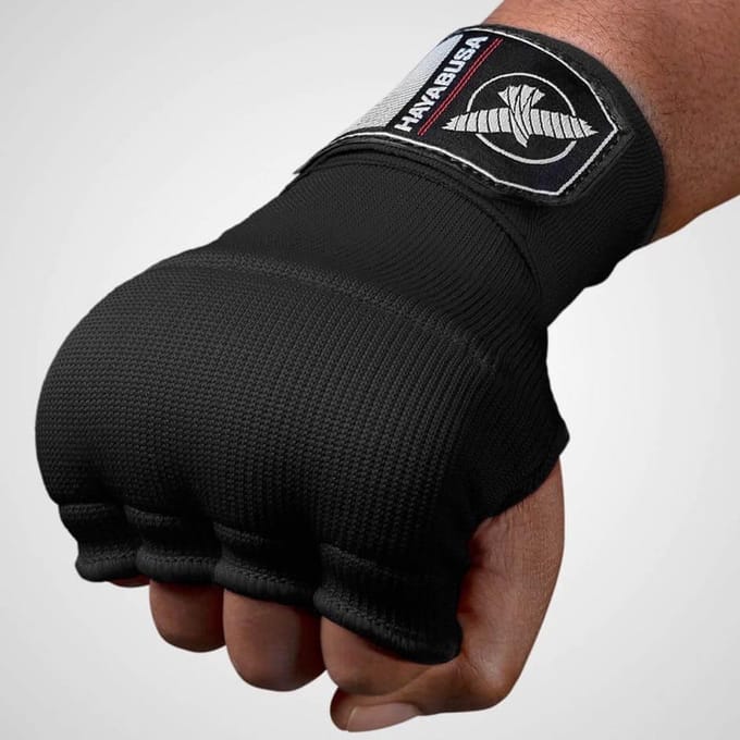 Hayabusa Quick Gel Handwraps - Zwart - maat L