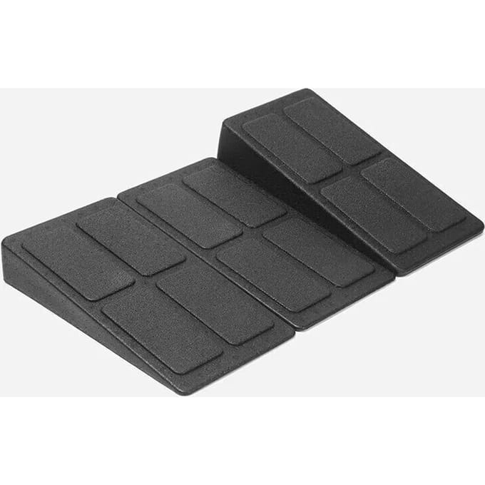 1/3 Stuks Verstelbaar Antislip Squat Wig Blok Deadlift Hellingsbaan Kuitstrekker Schuin Bord Krachttraining black