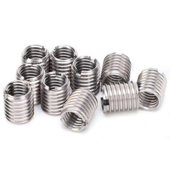 Lot de 10 écrous filetés pour réparation de filetage, douille filetée, outil de conversion de réduction de vis
