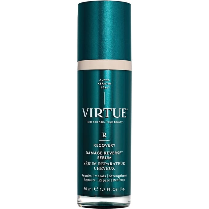 VIRTUE Damage Reverse Serum 50ml & Overnight Scalp & Hair Elixir 50ml Duo