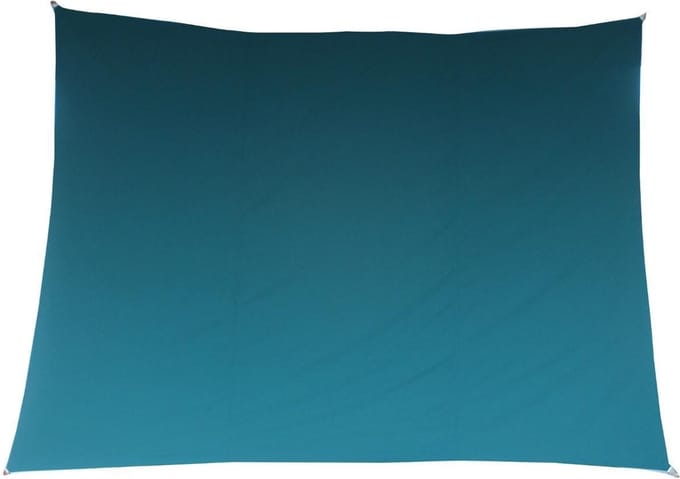 Premium kwaliteit schaduwdoek/zonnescherm Shae rechthoekig blauw - 3 x 4 meter - Terras/tuin zonwering