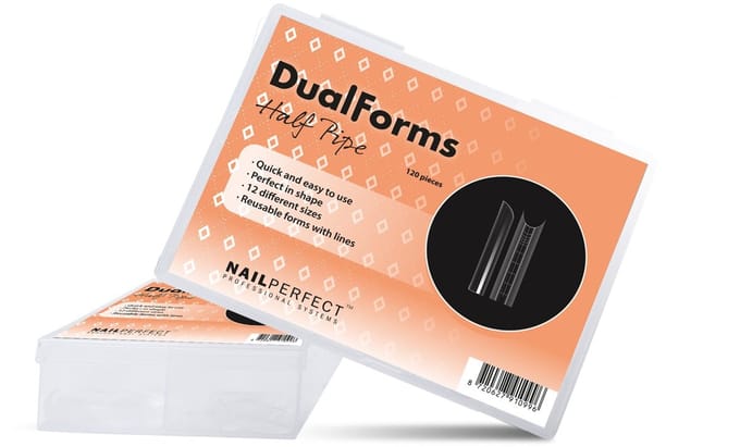 Nail Perfect - Dual Forms Half Pipe - 120 Stuks