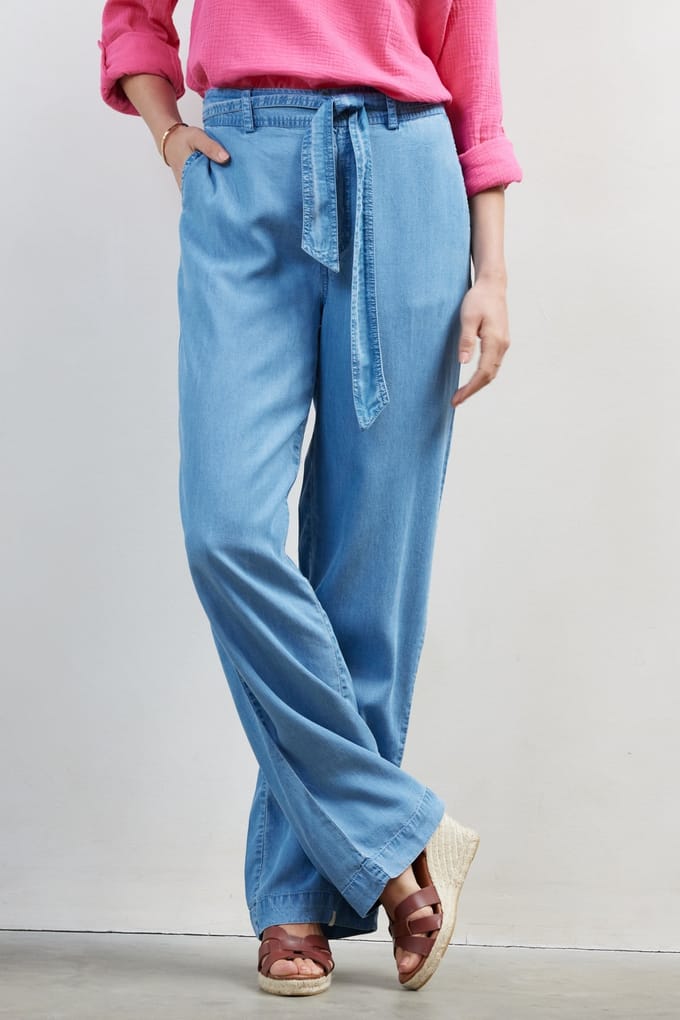 DIDI Pants Julia In Denim Bleached Taglia: 46 | Pantaloni da completo Outlet | Donna | Blu