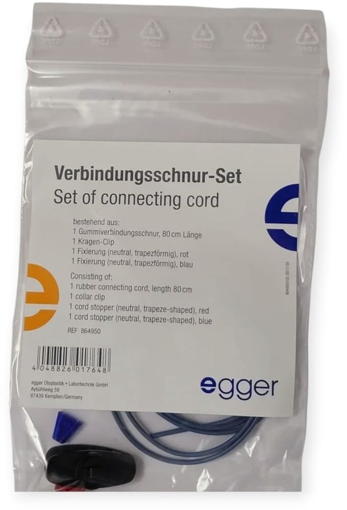 Egger gehoorbescherming Koordje met kledingclip universeel