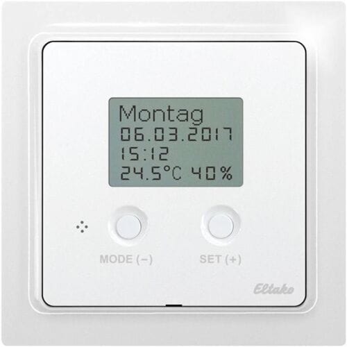Eltako BUTH55ED/12V DC-wg Busschakelklok thermohygrostaat Opbouw (op muur)