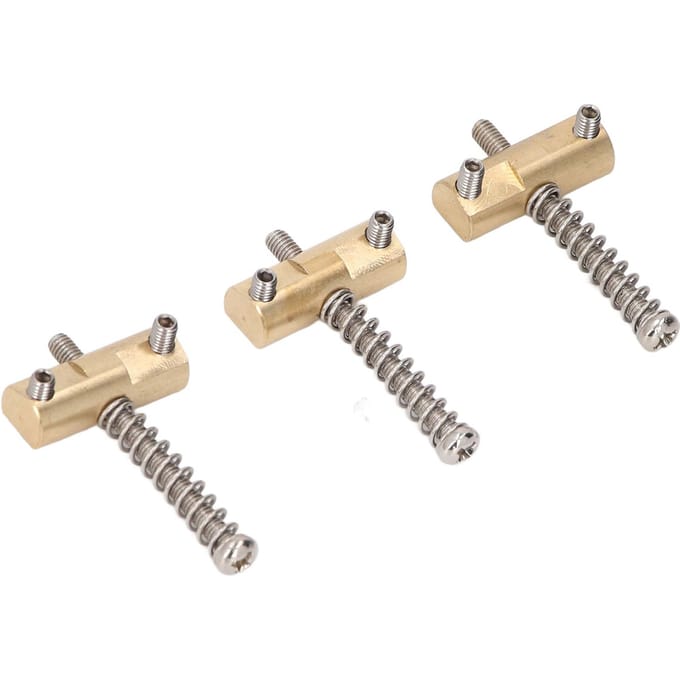 3 Stuks Gecompenseerde Gitaarzadels 10,8 mm Octaaf Gitaarbrugzadels voor TL Elektrische Gitaar beige
