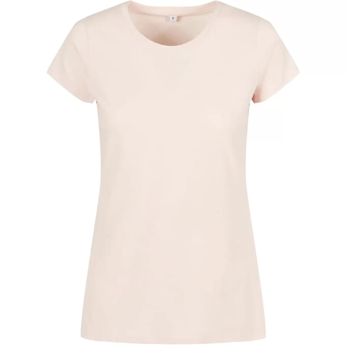 Build your Brand Ladies´ Basic Tee BYBB012 - Pink - XS