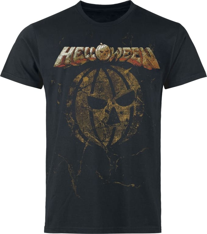 Helloween T-shirt - Shadow Pumpkin - S tot 3XL - voor Mannen - zwart