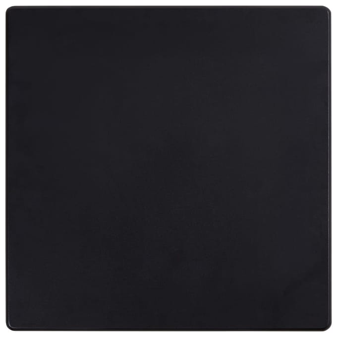 vidaXL - Bartafel - 60x60x111 - cm - MDF - zwart