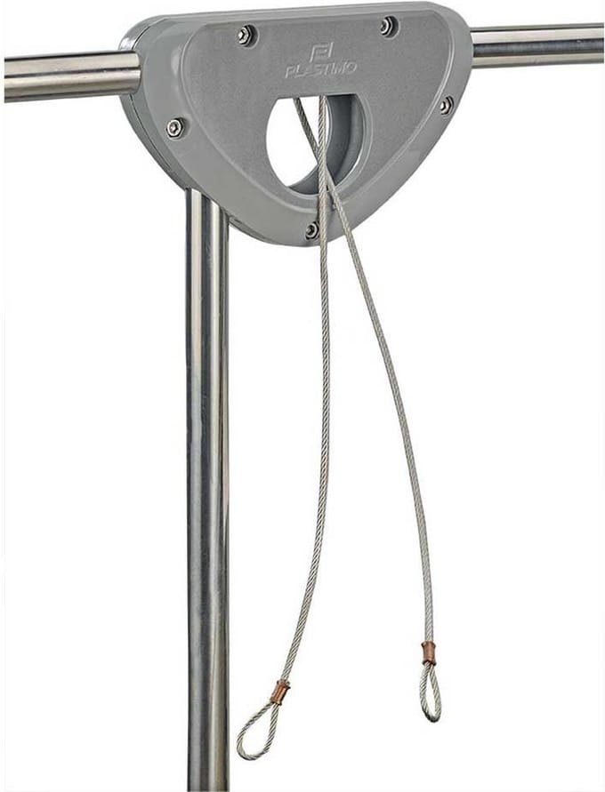 PLASTIMO AB MOTORSTEUN MET DRAADKABEL WIT