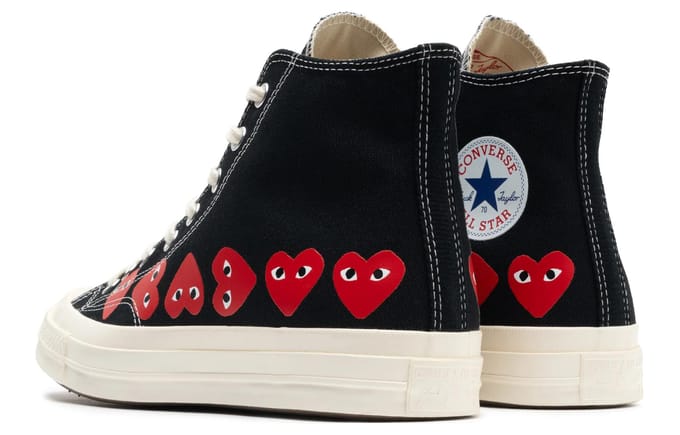 Chuck 70 Comme des Garçons Play x Chuck 70 Converse High 'Multi Heart 35 black