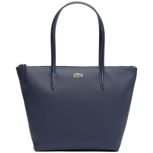 LACOSTE schoudertas Shopping Bag Penombre donkerblauw