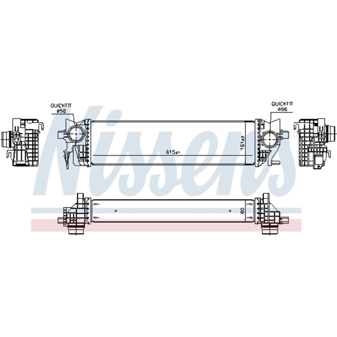 Intercooler NISSENS 96133