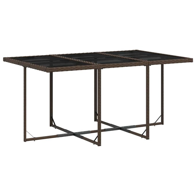 vidaXL - 11-delige - Tuinset - met - kussens - poly - rattan - bruin