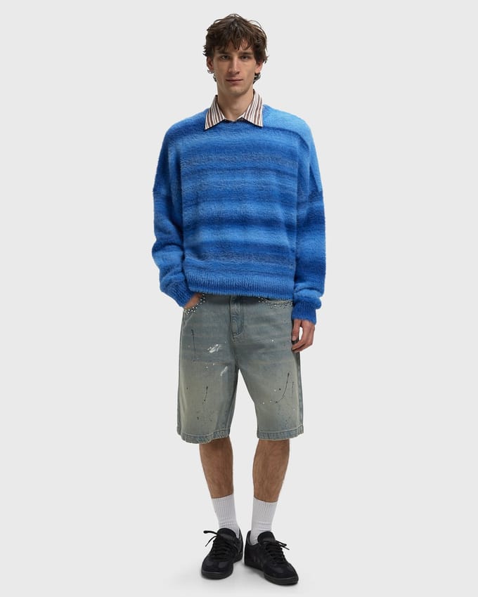 FURRY KNIT SWEATER