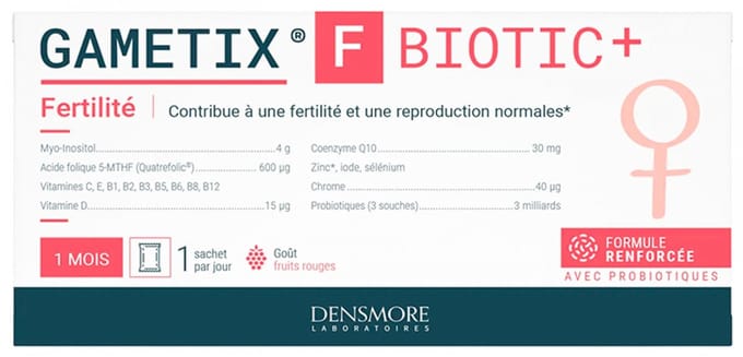 Densmore Gametix F Biotic+ Fertilité 30 Zakjes