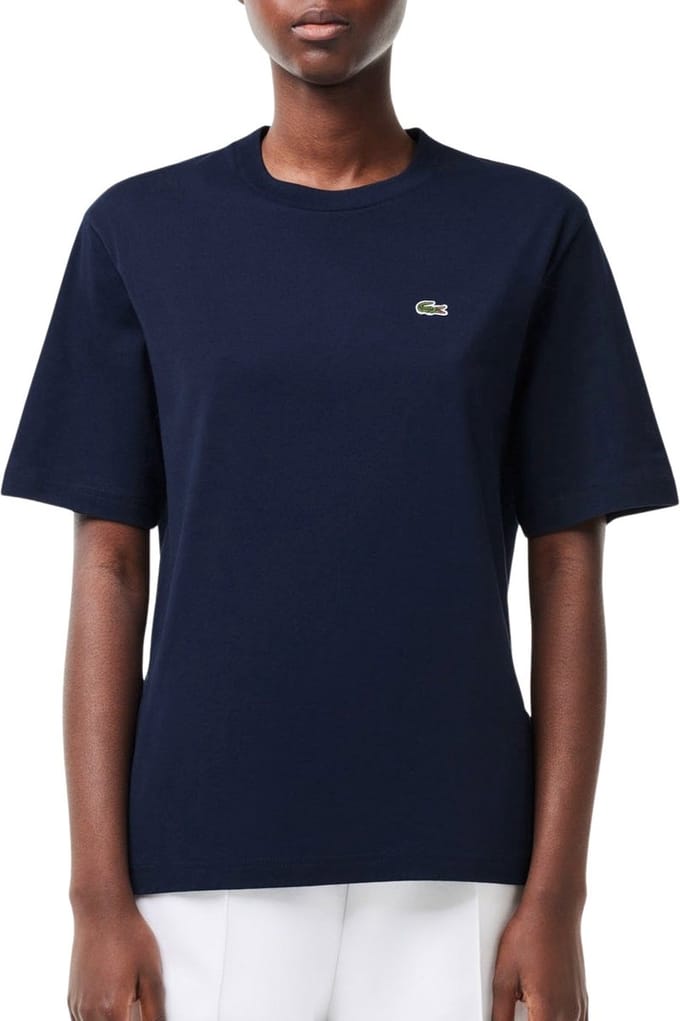 Lacoste Relaxed Fit T-shirt Dames - Maat S (36)