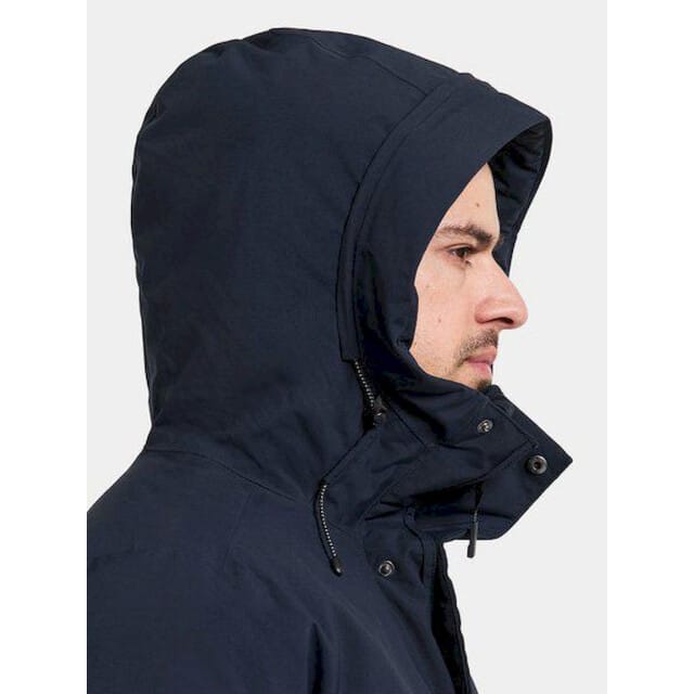 Didriksons AKILLES USX PARKA 2 Heren Outdoorjas - Dark Night Blue