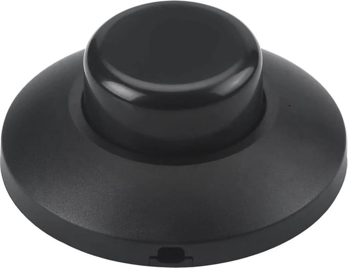 Rotary Foot Dimmer Trailing Edge LED 0-75W Black