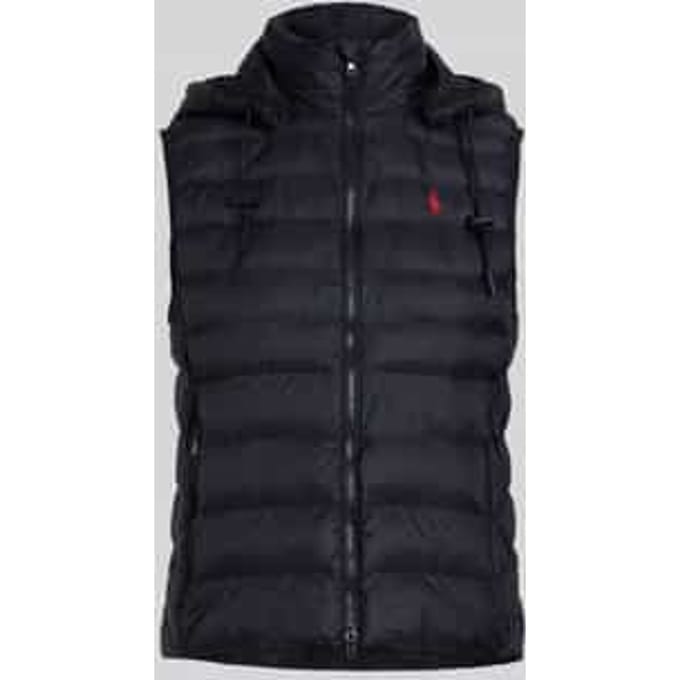 regular fit bodywarmer met gestikt logo