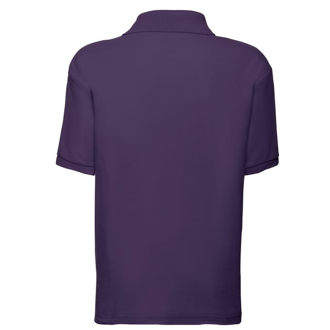 Fruit of the Loom Kinder/Kinder 65/35 Poloshirt (Paars)
