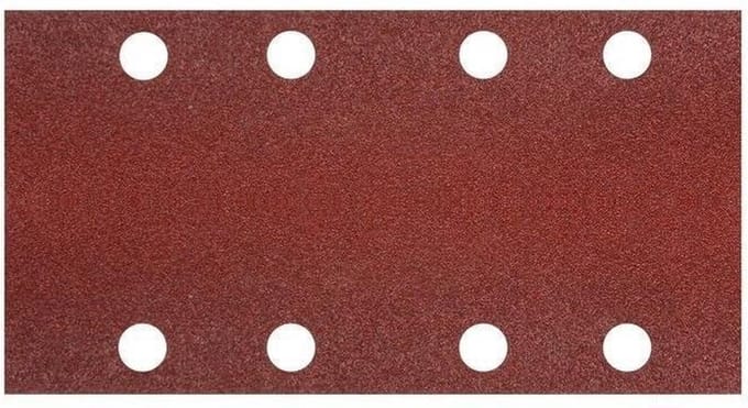 Schuurstrook - Korrel 80 - Met klittenbandbevestiging - 93x185mm - 10 Stuks