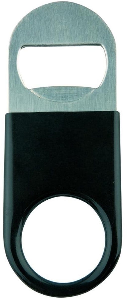 Roestvrijstalen fopsneller met rubberen grip 11 x 4 cm