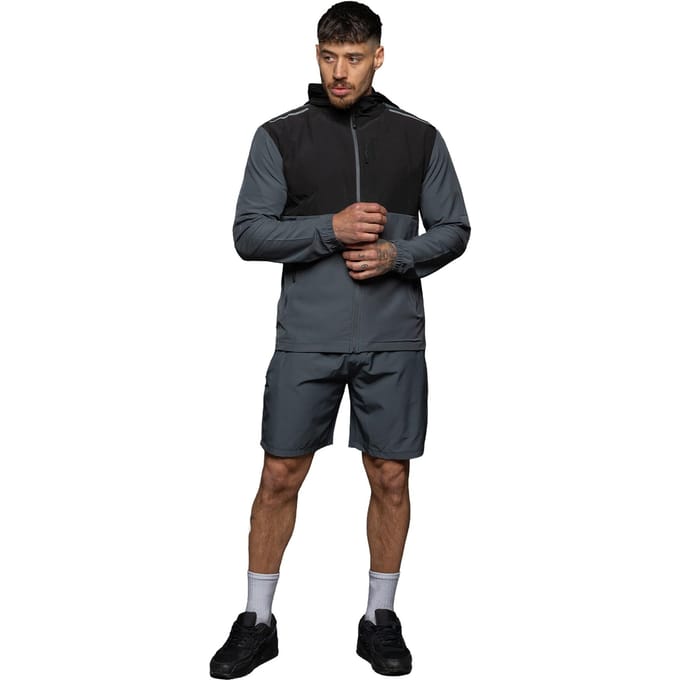 Kruze | Heren Geweven Jas & Korte Broek Set