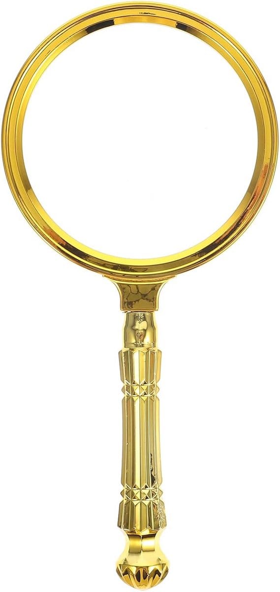 Vergrootglas Handloep Goud Kleur met Licht voor Lezen, Sieraden en Hobby's