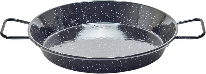 Paella Pan Geëmailleerd Staal 20 cm - Perfect voor Oven en Gas