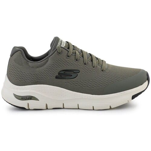 Skechers Arch Fit - Heren Sneakers - Olijfgroen