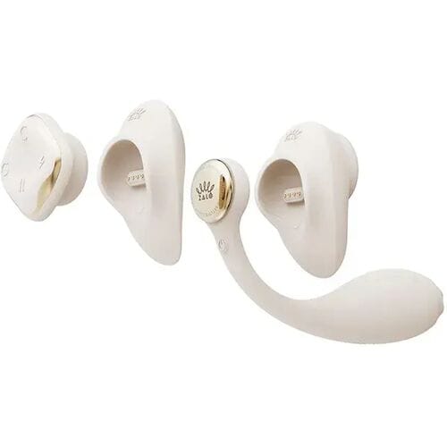 ZALO - Deya - Hands-free Vibrator - Modulair Kliksysteem - Ivoorwit