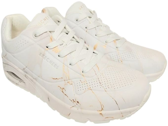 Skechers Sneaker 155584/OFWT Wit Marmer