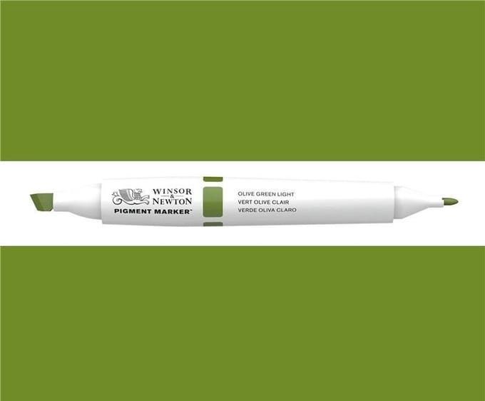 Winsor & Newton Pigment Marker Olive Green Light 0202/085